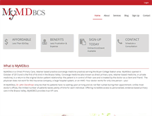 Tablet Screenshot of mymdbcs.com